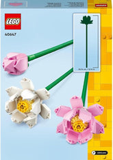 Lego Icons Botanical Flowers Lotus - Colorland Toys